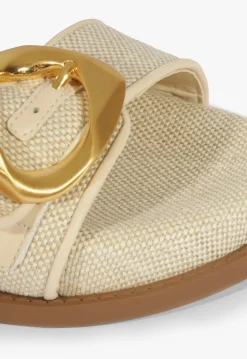 Schutz Olga Linen Sporty Sandal