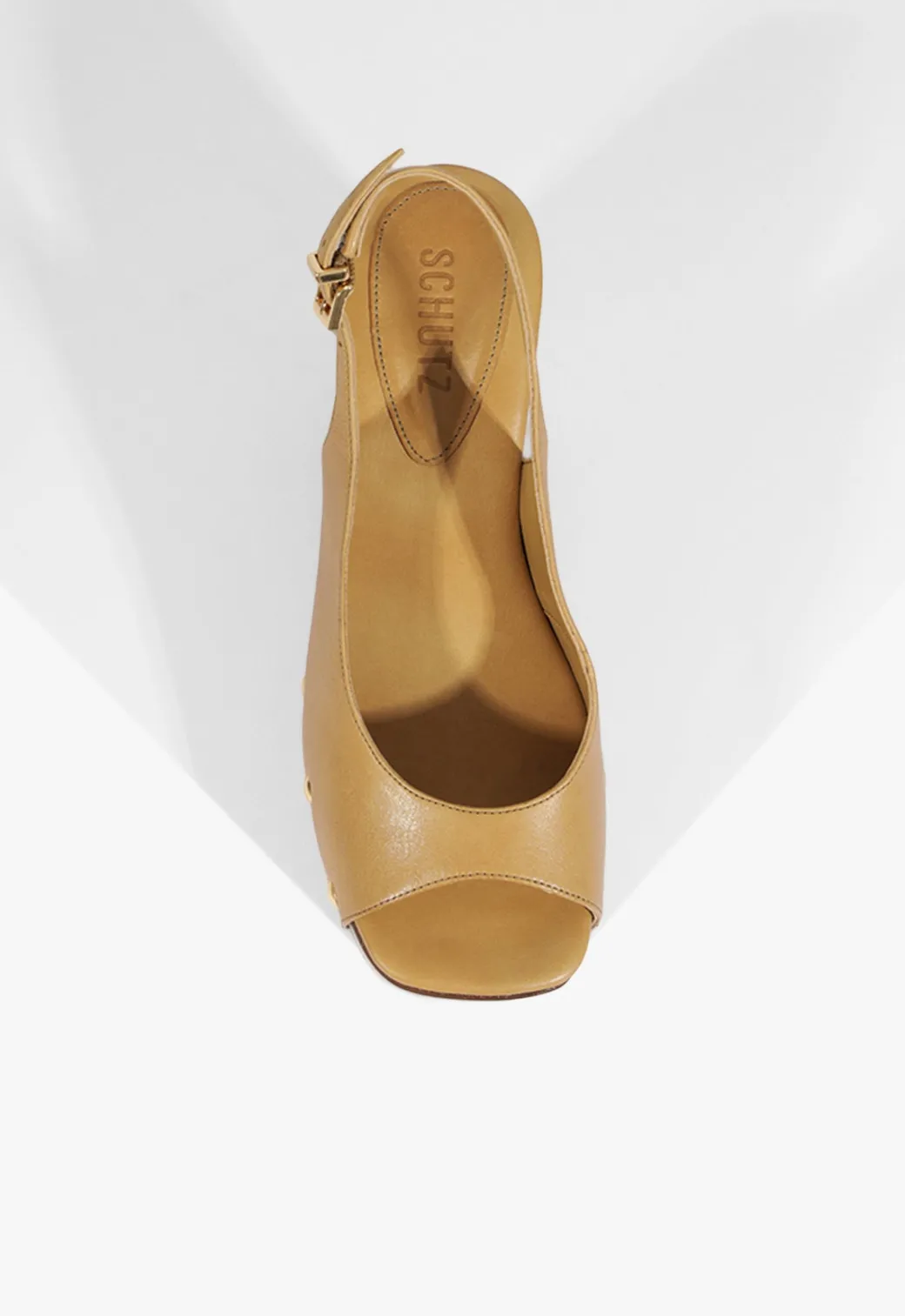 Schutz Rose Sling Leather Sandal