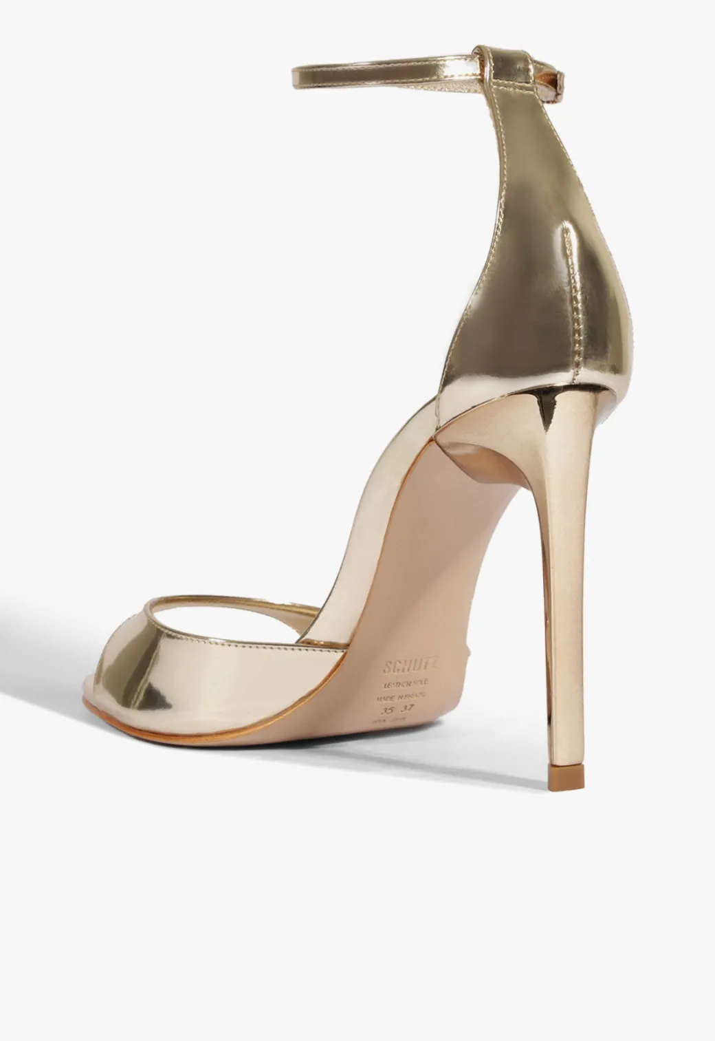Schutz Scarlett Metallic Sandal