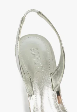 Schutz Scarlett Sling Mid Metallic Sandal