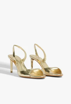 Schutz Scarlett Sling Mid Metallic Sandal