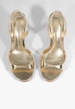 Schutz Scarlett Sling Mid Metallic Sandal