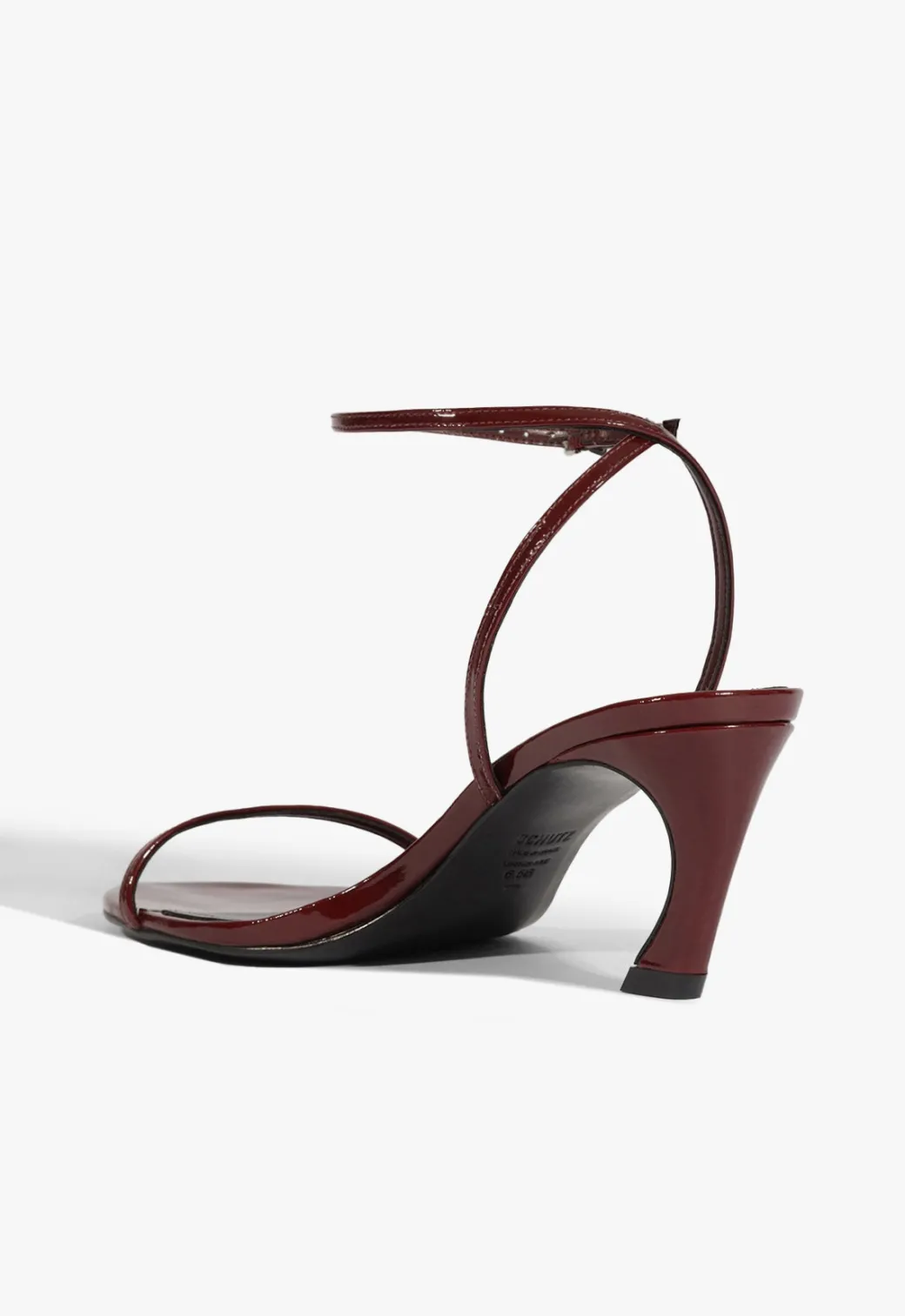 Schutz Siena Curve Mid Patent Sandal